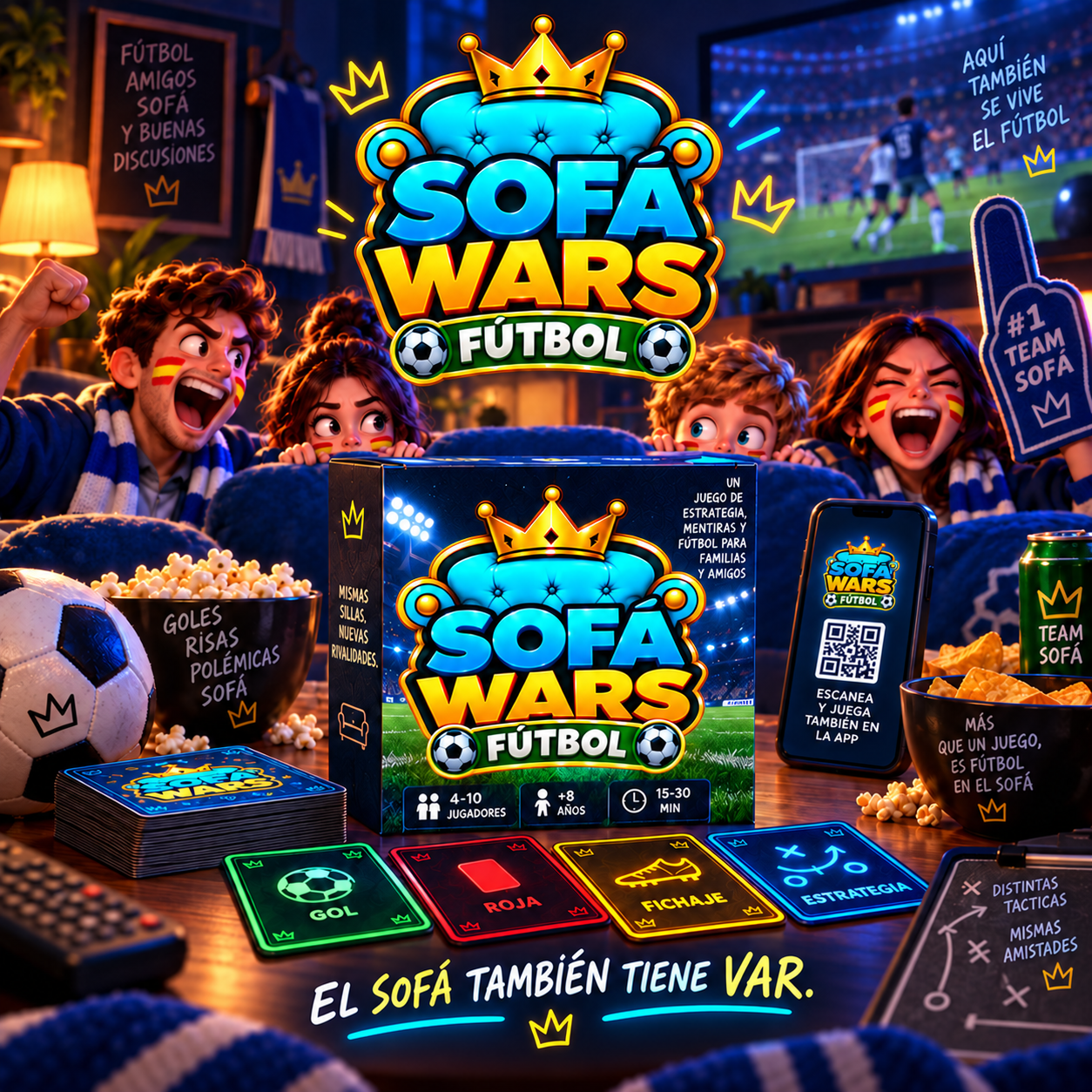 Fútbol — mockup del juego